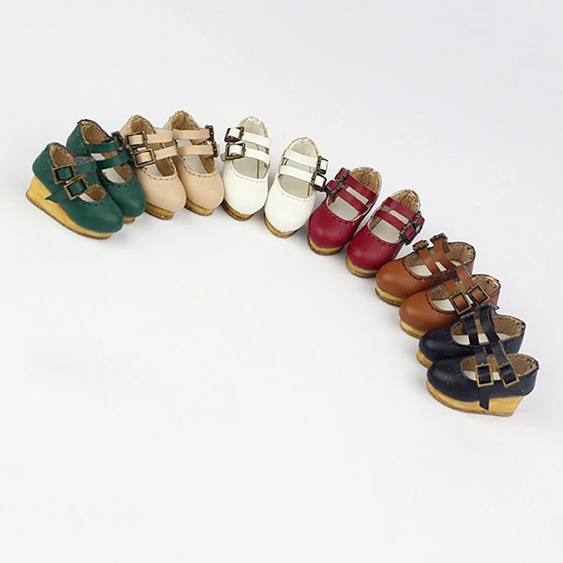 

1 Pairs Wedge Heel Blyth Doll Shoes for Blyth,Lati Yellow,licca,Azone,Pullip Doll Accessories