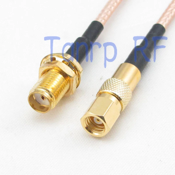 6in SMC штекер в SMA гнездо RF адаптер разъем 15 см Pigtail коаксиальный удлинитель кабеля