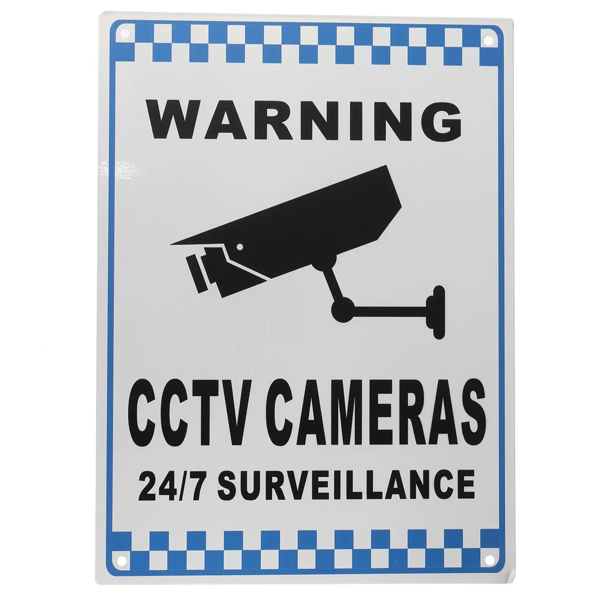 

Safurance CCTV Warning Security Video Surveillance Camera Safety Sign Reflactive Metal Home Security