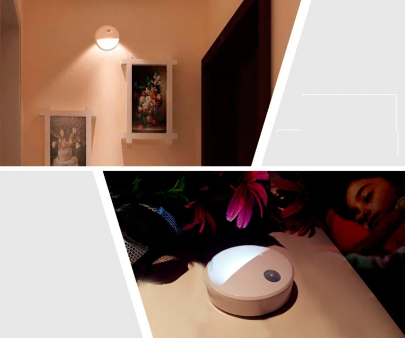 Новинка PIR датчик движения светодиодный светочувствительный настенный ночной потолочный свет шкаф лампа для освещение прохода коридора WC ночное освещение