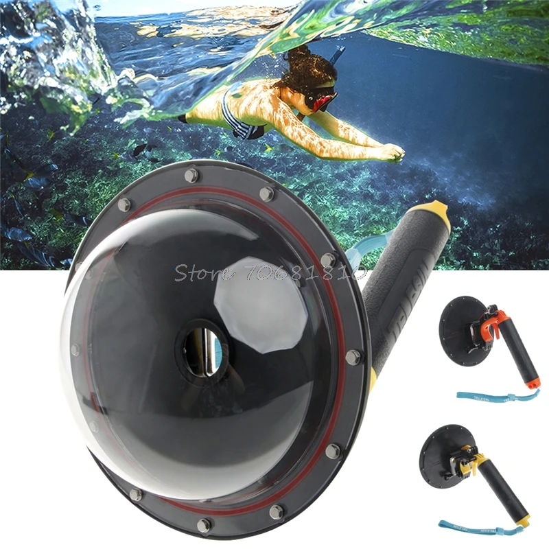 Dome Port Lens Cover Waterproof 30m Shutter Trigger For GoPro Hero 4 3 R179T Drop shipping