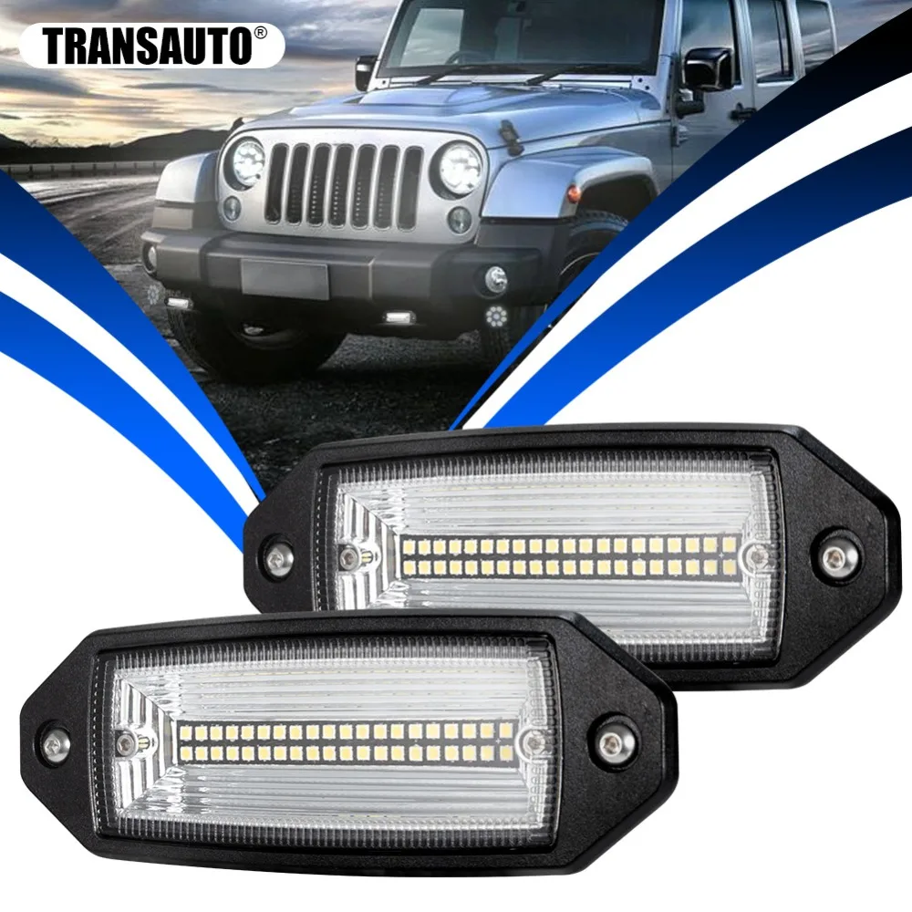 Ceny Podtynkowe światła LED Pods, 2 szt. 7 Cal naświetlacz LED Bar jazdy Off Road światło robocze dla wózków golfowych wózek ciągnik SUV ATV UTV