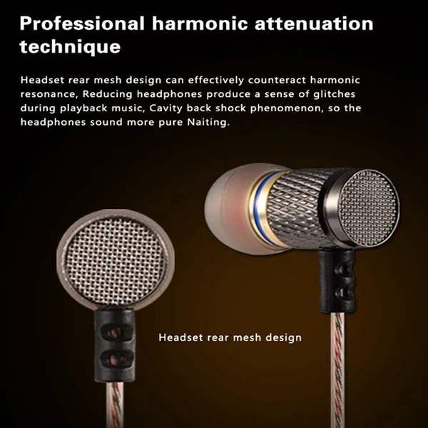 Original kz-EDR1 Earphone In-Ear Metal magic sound bass headset Special Use Earburd With MIc or Not Decide on you for smartphone (8)