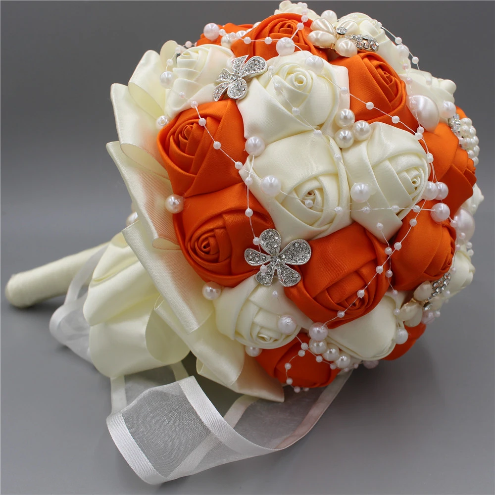 Silk Wedding Artificial Rose Flower Diamante Crystal Buttonhole Roses Package 