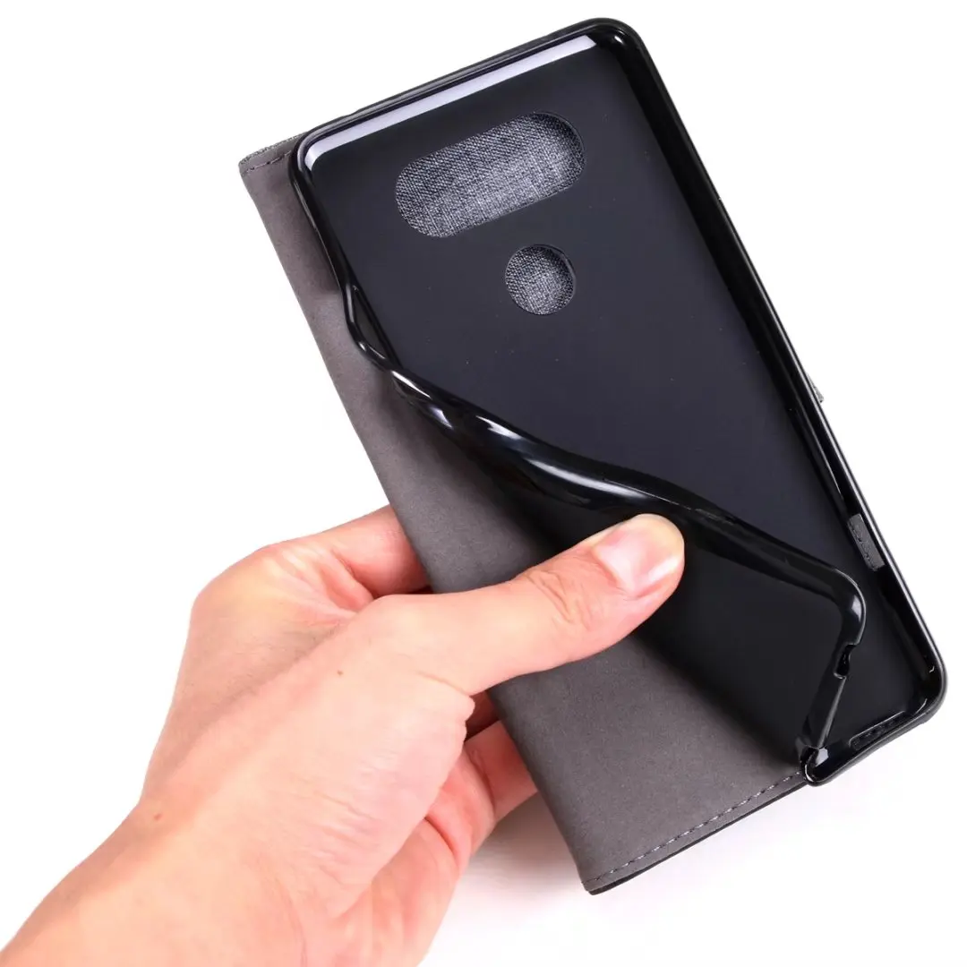 Sycase для LG V20 G5 G6 чехол на заднюю панель с держатель карт элегантный Кошелек С