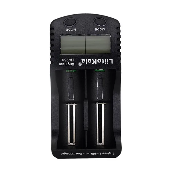 Liitokala lii-260 LCD 18650 16340 Battery Charger,Detection of 3.7V battery capacity/internal resistance/voltage
