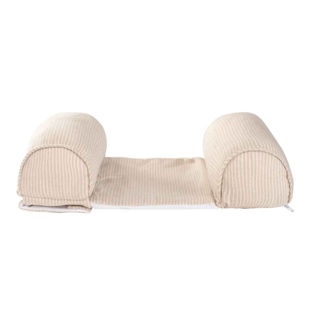 Хлопковая сердцевина, форменная Подушка с антиопрокидывающимися головками, удобная подушка для малышей, безопасный позиционер для головы, детская подушка - Цвет: AS PIC