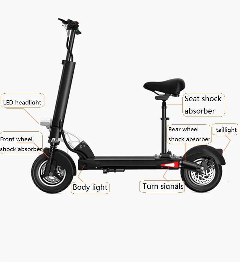 Flash Deal 2018NEW 10 inch Two-wheel Folding Electric Scooter Bicycle Hoverboard Scooters With 48v10Ah-21Ah endurance mileage 100KM Battery 1 Flash Deal 2018NEW 10 inch Two-wheel Folding Electric Scooter Bicycle Hoverboard Scooters With 48v10Ah-21Ah endurance mileage 100KM Battery 1