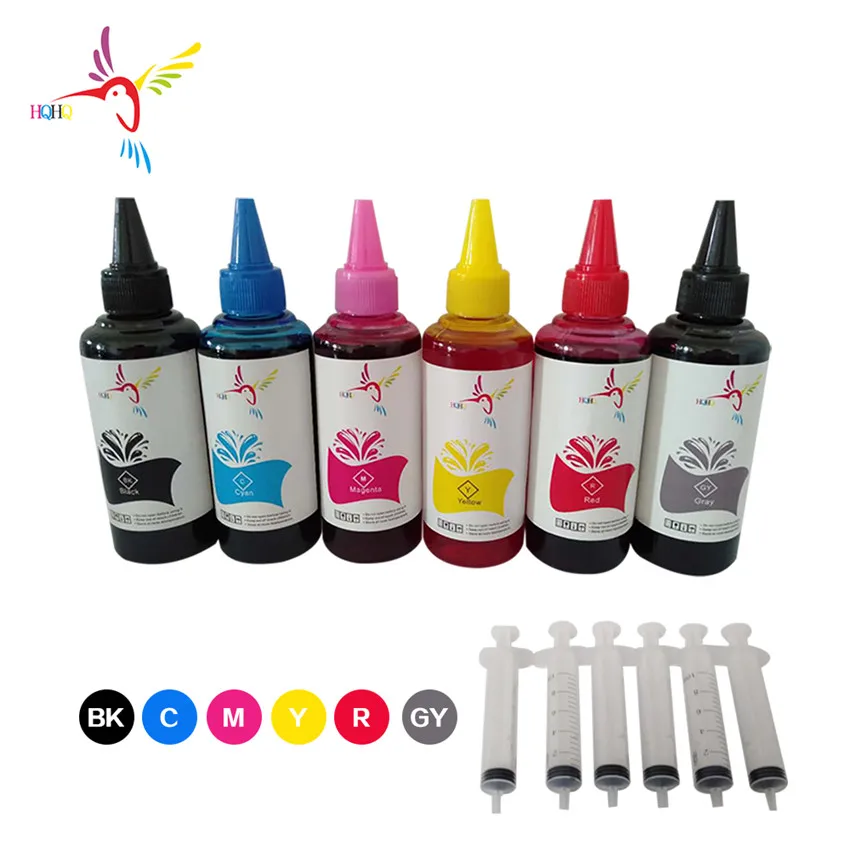 

New arrival 6 bottles/set Dye Sublimation Ink Heat Transfer Ink for Epson XP15000 XP15010 XP15080 Printer 100ml/bottle