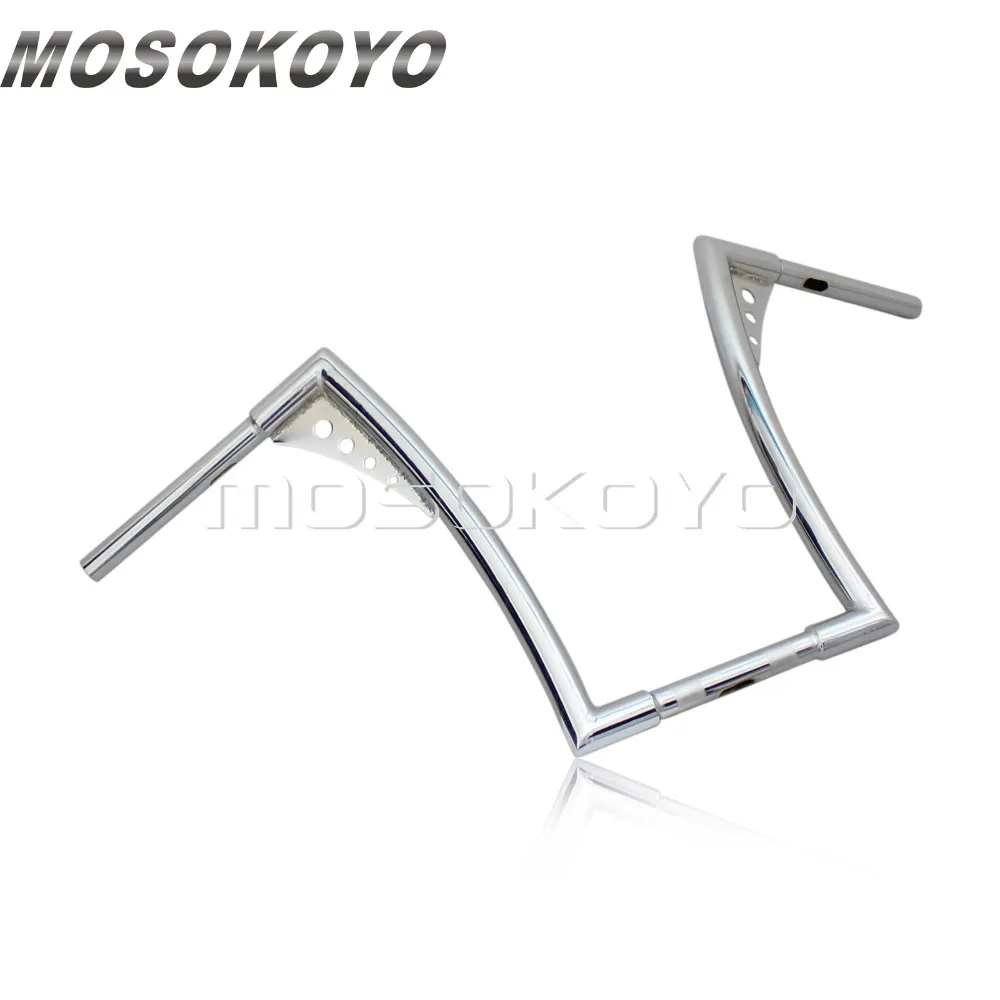 Хромированная вешалка для ног 12 &quot16&quot Harley Custom Softail FLST FXST Sportster XL Dyna Touring Cafe Racer|Руль