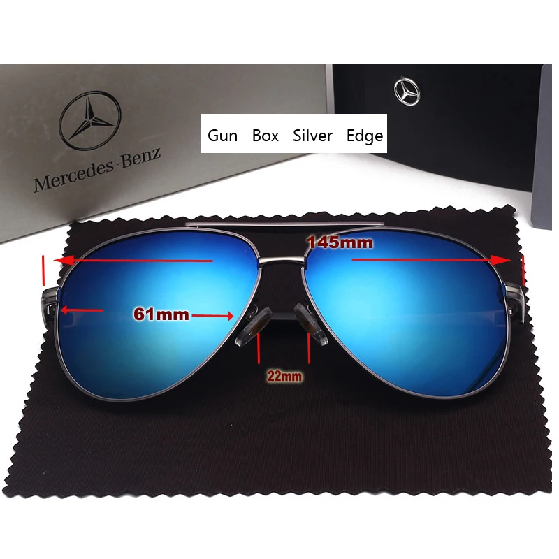 The New Men's Big Box Trend Polarized Sunglasses Car Special Driving Glasses