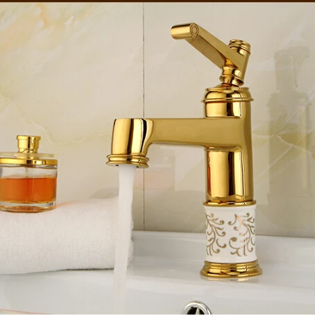 

Newly Bathroom Basin faucet Deck Mounted bath Mixers laboratory mixer lavatory faucet hot and cold crane sink faucet