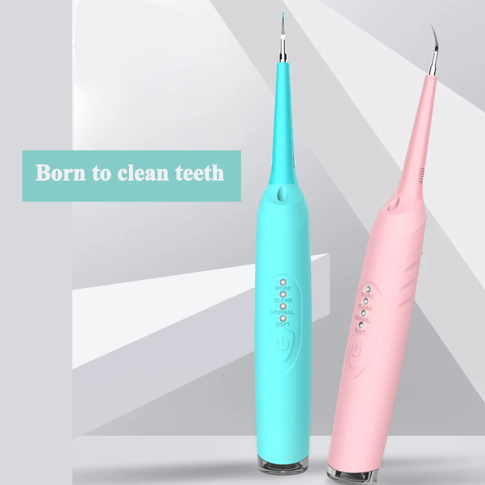 

Electric Teeth Whitening Dental Tool Tooth Stains Calculus Remove Scaler Sonic Vibration Home Use Toothwash tool With Backlight