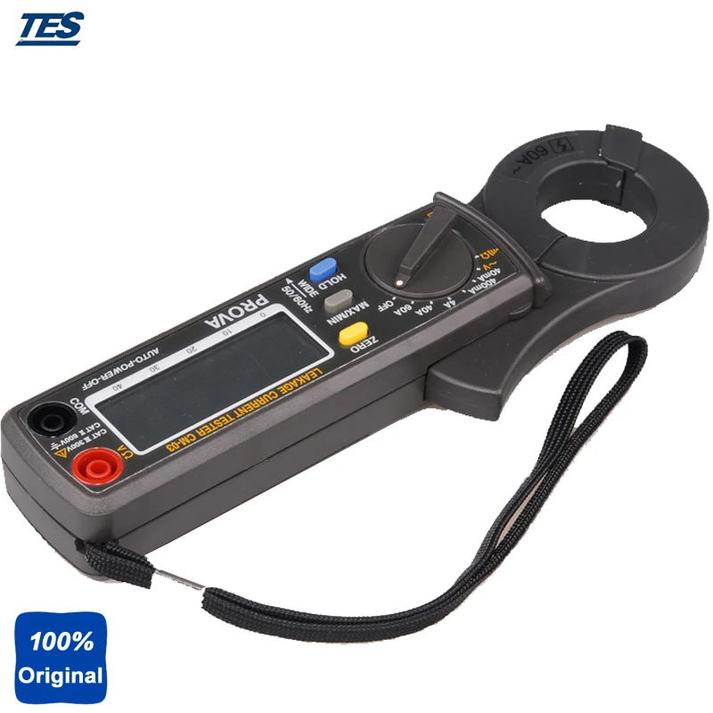 

CM-03 40mA, 400mA, 4A, 40A, 100A,Leakage Current Tester Clamp Meter Large Conductor Diameter 30mm