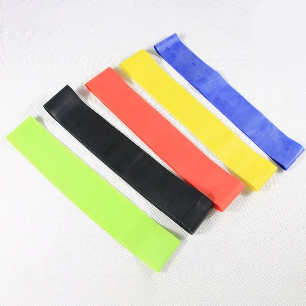 5PCS/Set Resistance Bands Latex Elastic Band Strength Training Rubber