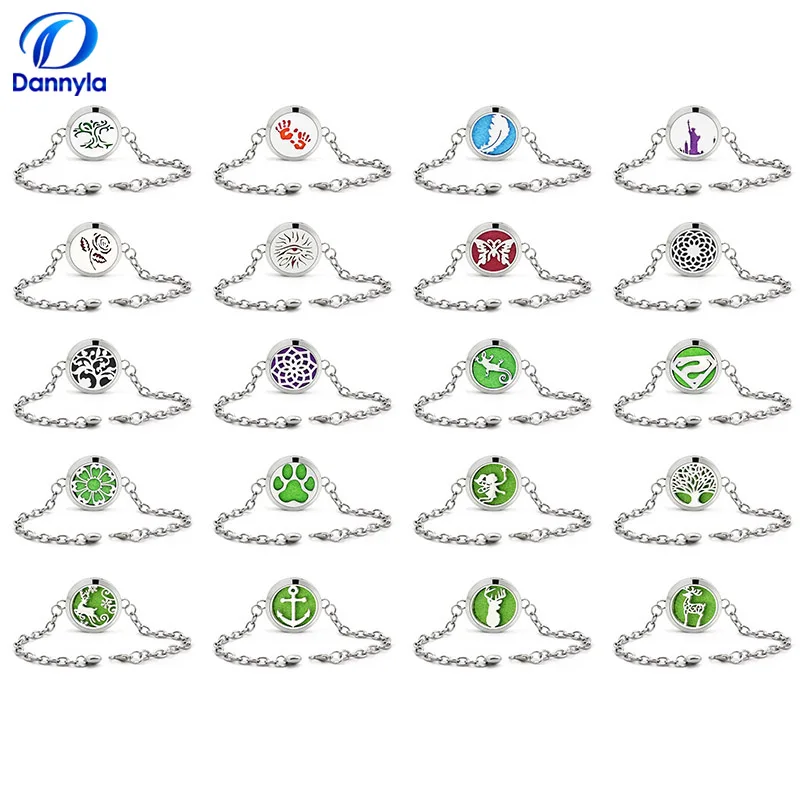 

Wholesale And Retail 30mm Stainless Steel Aromatherapy Diffuser Bracelet, Accept Customization AD241-266-Z02