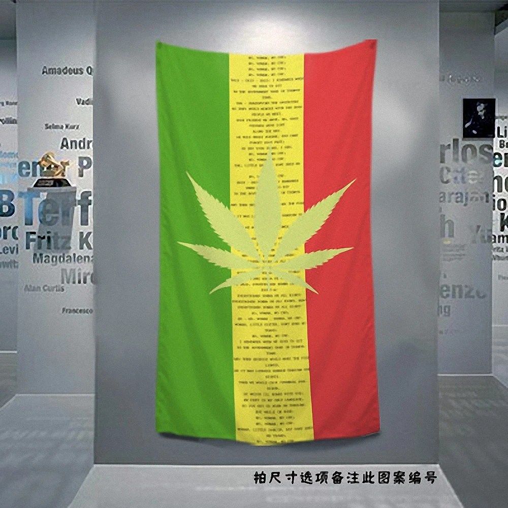 Bob Marley Jamaican Reggae Rock Music Flag Banner Cloth Art Retro Poster Tapestry Wall Sticker Hanging Painting Home Decoration | Дом и сад