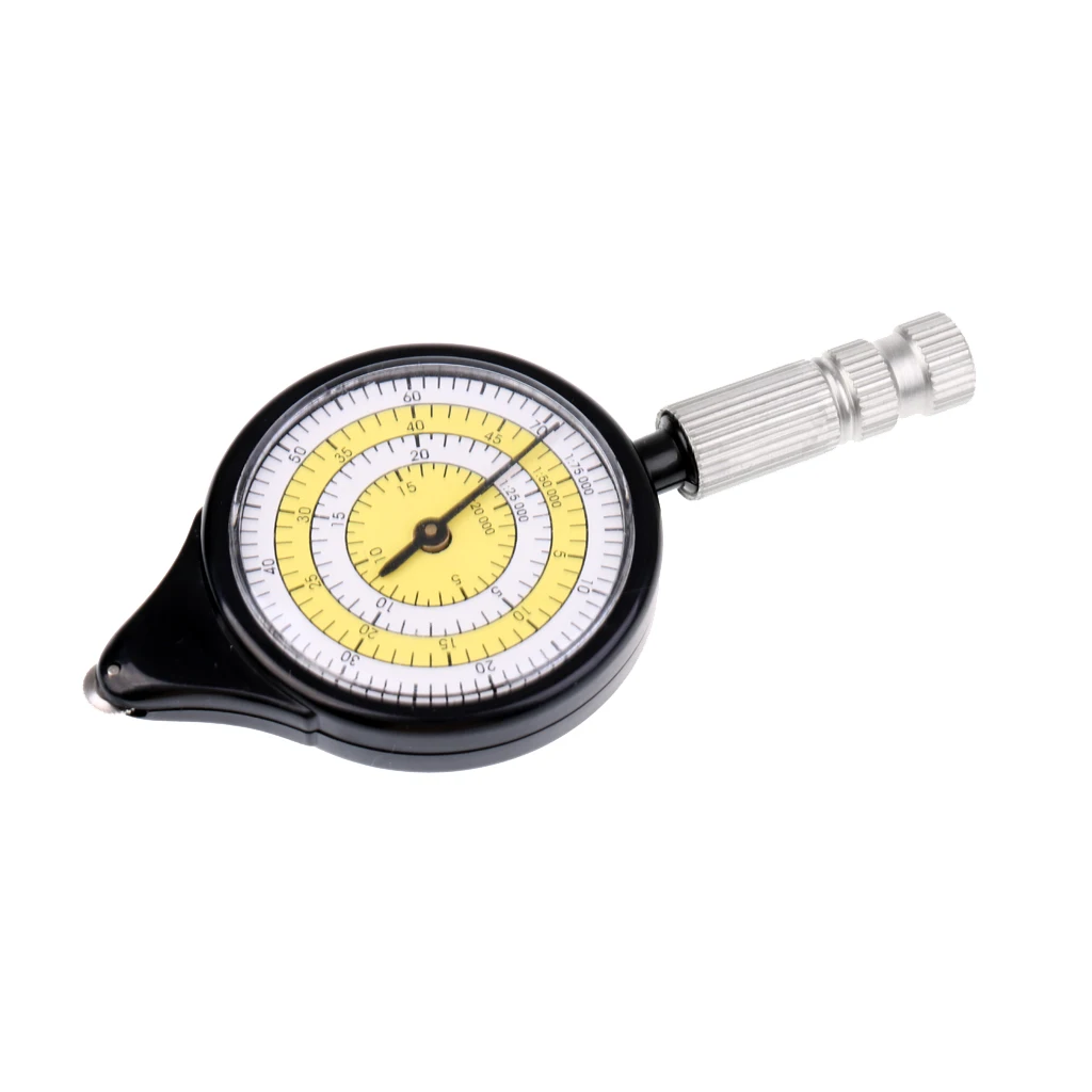 

Engineering Plastic Map Measurer Distance Calculator Camping Map Reading Compass for Outdoor Travel Hiking Walking
