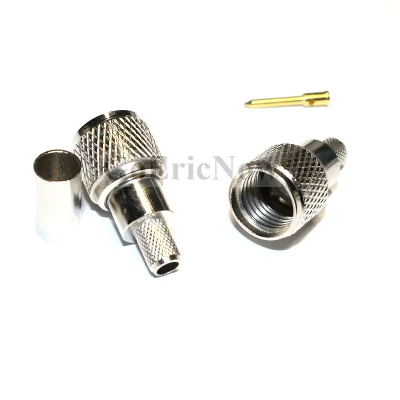 5 pcs RF Coaxial Mini UHF male crimp RG58 LMR195 RG142 RG400 RF connectorin Connectors from