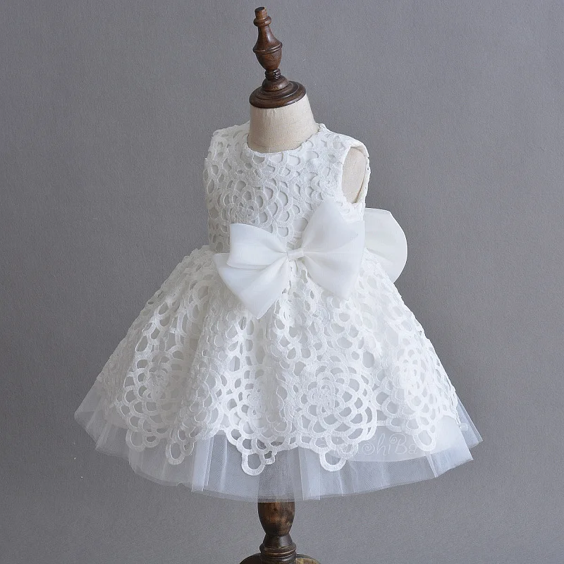 Vestidos para Casamentos Formal da Menina Branca do Bebê Roupas de Bebê do Batismo do Baptismo Moda Bebê Meninas Aniversário Roupas Rbf184021 6 Formal Da Menina Branca Do Bebê Roupas