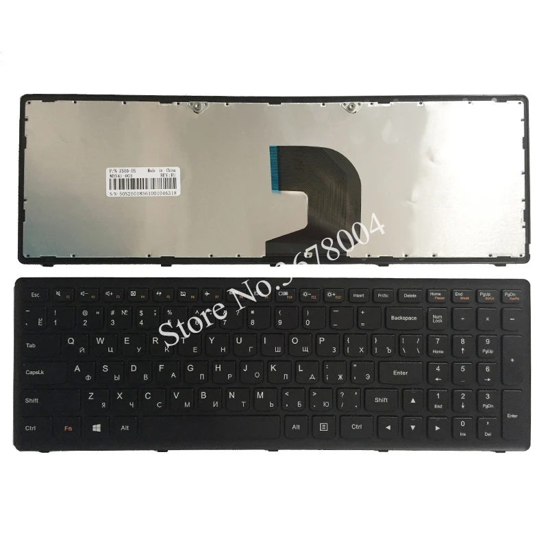 New Russian Keyboard For Lenovo Ideapad Z500 Z500a Z500 Z500g P500 Black Ru Laptop Keyboard With Frame No Backlight Laptop Keyboard Ru Keyboardkeyboard Lenovo Z500 Aliexpress