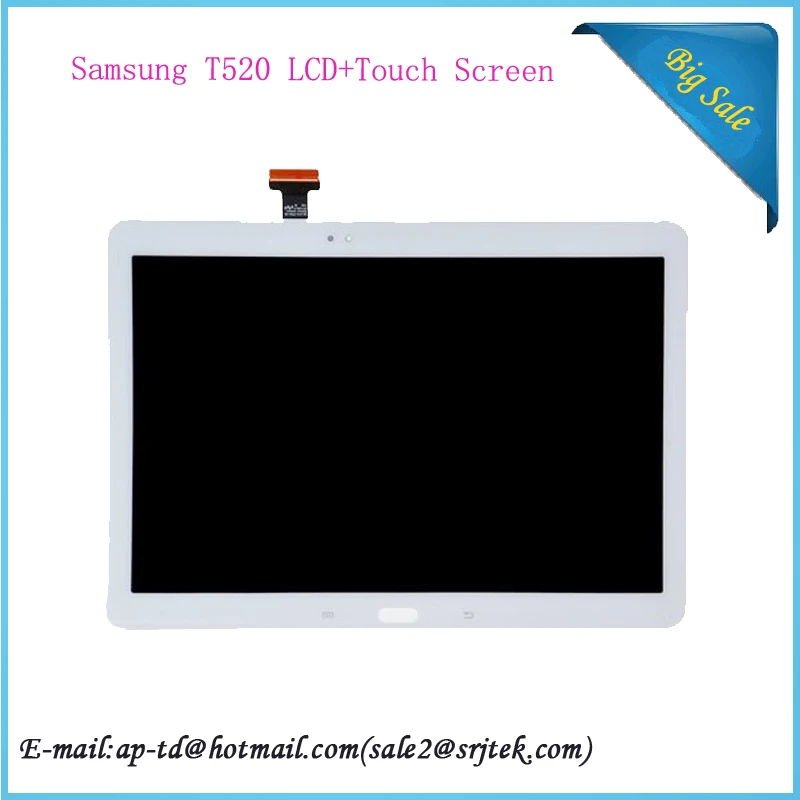 

10.1'' White For Samsung Galaxy Tab Pro 10.1 T520 LCD Display+Touch Screen Digitizer Full Assembly VA386 T22 Repairment Parts