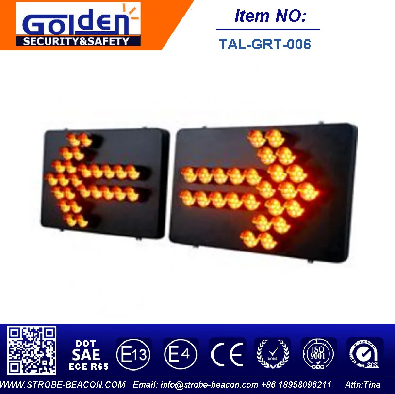 Road Safety Sign Board Traffic Arrow Sign Light in Car Light Assembly Road Safety Sign Board Traffic Arrow Sign Light in Car Light Assembly