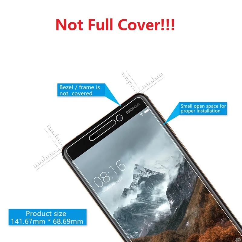 Защитное стекло для Nokia 6 1 5 3 2 закаленное защитная пленка|Защитные стёкла и