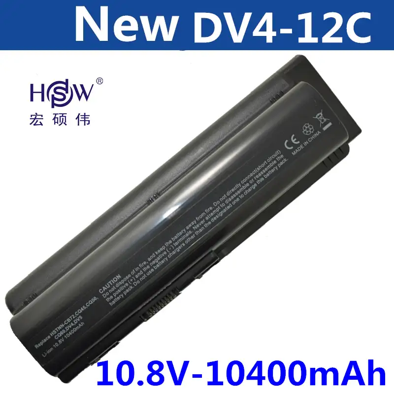 

HSW 10400mAh Battery HSTNN-IB72 HSTNN-UB72 for HP COMPAQ Pavilion DV4 DV5 DV6 Presario CQ60 CQ61 CQ40 CQ41 CQ45 CQ50 CQ70 CQ71