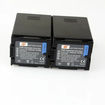 

DSTE 2PCS CGA-DU31 Rechargeable Battery for Panasonic DZ-GX20 GX25M MV350 MV380 MV550 MV580 MV780 GS100K Camera