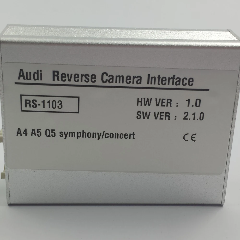 

Car Smart Rear View Camera Video Integration Interface For 2012 Audi Q5 Concert Radio NON Navigation With Parking Guidelines