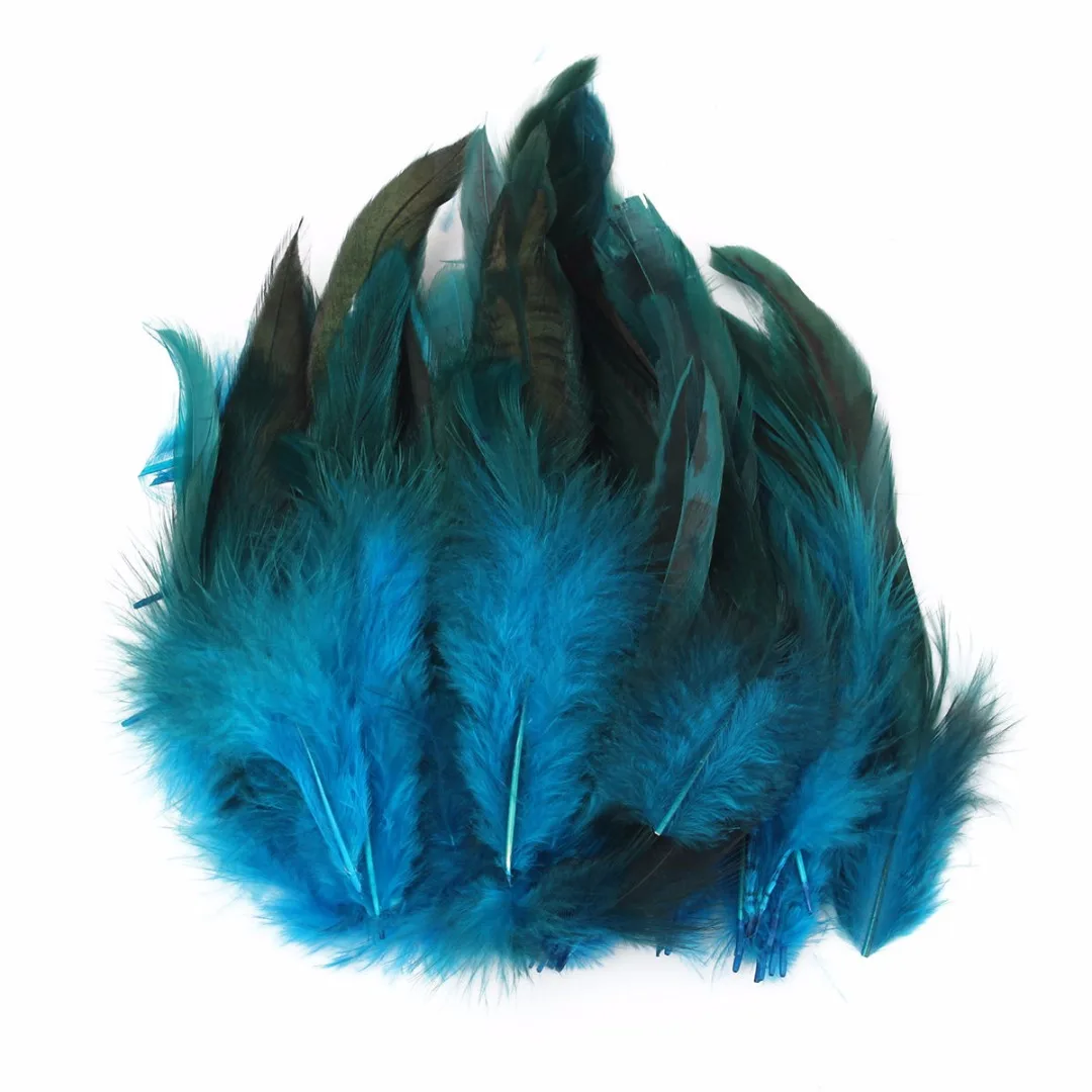 DIY Sale 100pcs / lot cheap pheasant feather, 5-8inch13-20cm, natural color rooster feathers DIY chicken feather jewelry plume