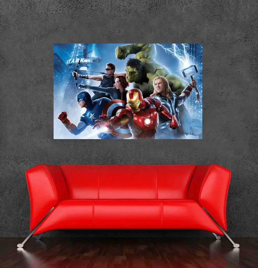 2015 Newest Marvel Avengers Poster Large Size Wall Stickers