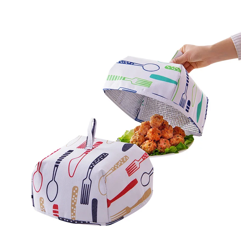 

Aluminum Foil Food Cover Foldable Food Covers Keep Warm Dishes Insulation Prevention Fly Food Cover Kitchen Gadgets Accessories