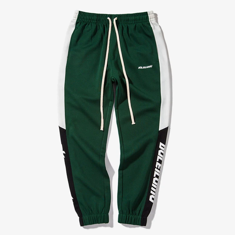 

HFNF 2019 New Autumn Mens Sweatswear Pants Printing Side Stripe Pockets Males Vintage Sweatpants
