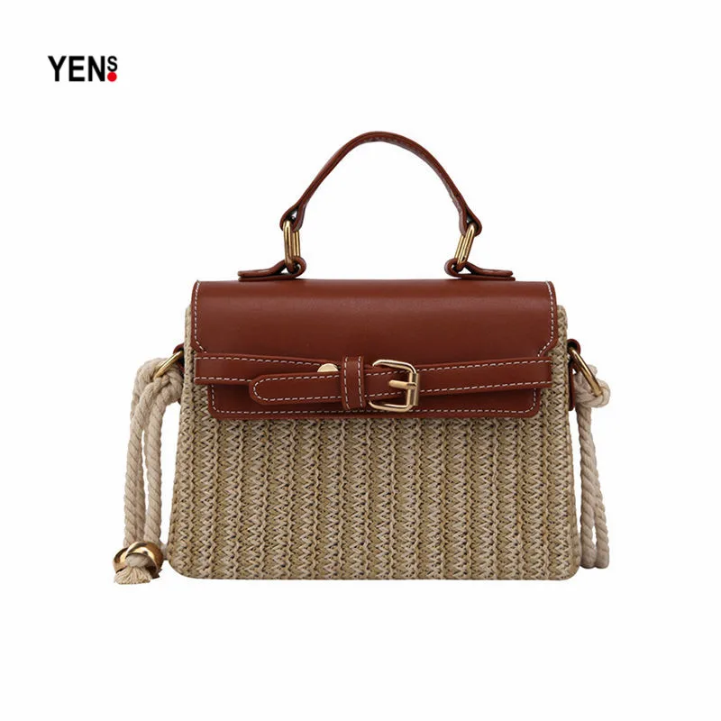 small straw tote bags