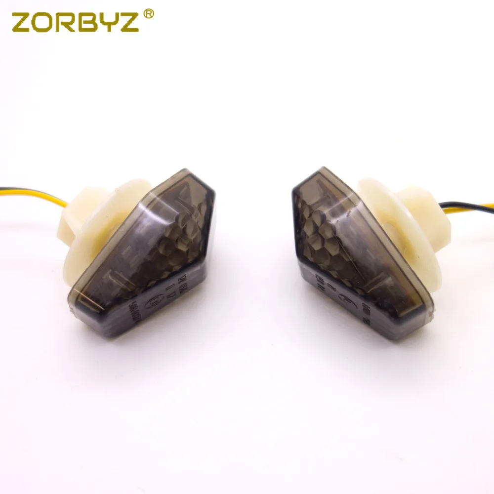 ZORBYZ Smoke LED световые указатели поворота Flasher Flush Mount для Suzuki GSXR 600 750 1000 DL 650 |