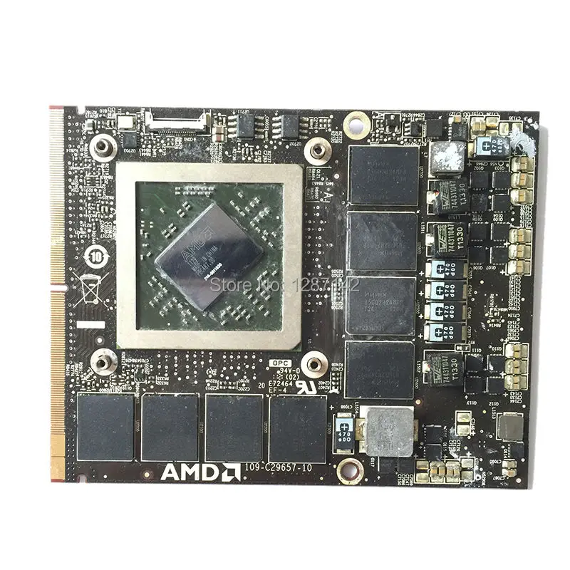  Original For Dell AMD 109-C29657-10 Radeon HD6990M 2GB Graphic Cards GPU VGA Video Card Replacement 