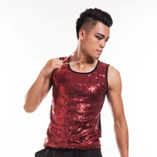 S-5XL! бары Ночные клубы певец DS красный супер плотный жилет с блестками модные сценические костюмы