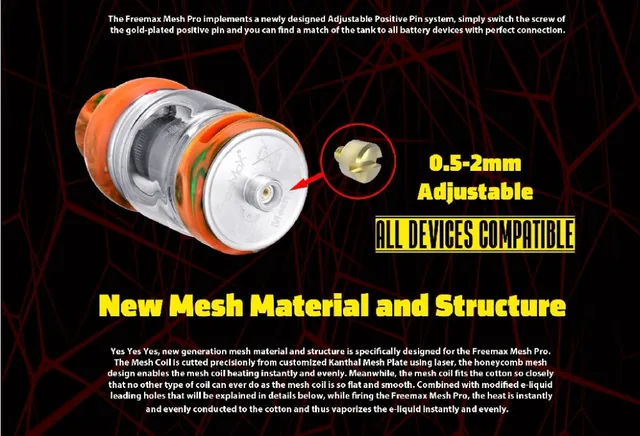 Nowy Freemax Mesh Pro Tank 6 Atomizer z włókna węglowego Freemax Mesh Pro cewki Vape zbiornik żywicy 17 kolory VS Zeus Dual RTA tanie tanio Freemax Mesh Pro Sub Ohm Tank Carbon Fiber Wymienne Metal Electronic Cigarette 510 Thread Box Mod Kit 25mm Optional 5mL 4mL Nowy Freemax Mesh Pro Tank 6 Atomizer z włókna węglowego Freemax Mesh Pro cewki Vape zbiornik żywicy 17 kolory VS Zeus Dual RTA tanie tanio Freemax Mesh Pro Sub Ohm Tank Carbon Fiber Wymienne Metal Electronic Cigarette 510 Thread Box Mod Kit 25mm Optional 5mL 4mL