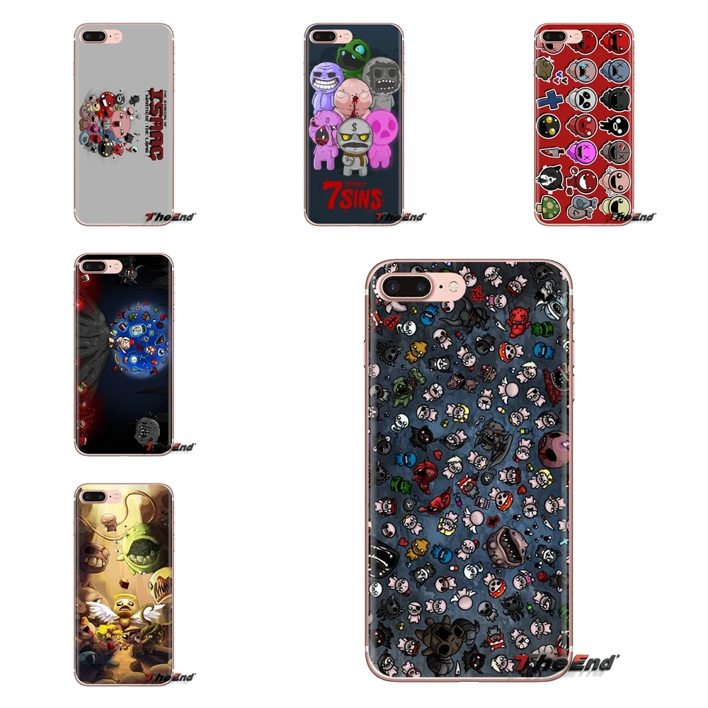 

For Samsung Galaxy S3 S4 S5 Mini S6 S7 Edge S8 S9 S10 Plus Note 3 4 5 8 9 TPU Transparent Case The Binding of Isaac Rebirth Game