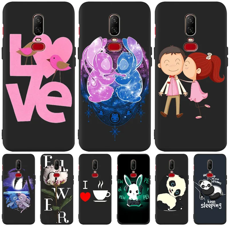 Luxury Stitch Love panda Flower cartoon Custom For One plus 5 5T font b 7 b