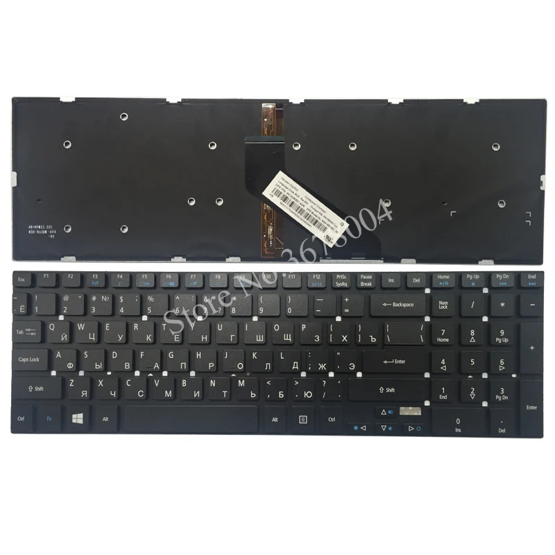 Русская клавиатура для acer Aspire V7 VN7-791G E1-522G 5755 5755G 5830 5830G 5830T 5830T E1-530G E1-532G E1-532P RU Версия