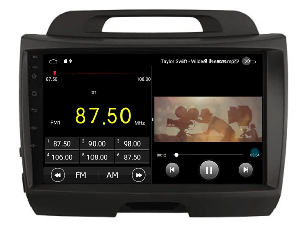 Sale Elanmey top equipped 8 cores+4GB ram+64G rom android 8.1 car radio for kia Sportage 2011 2012 Gps navigation multimedia headunit 4