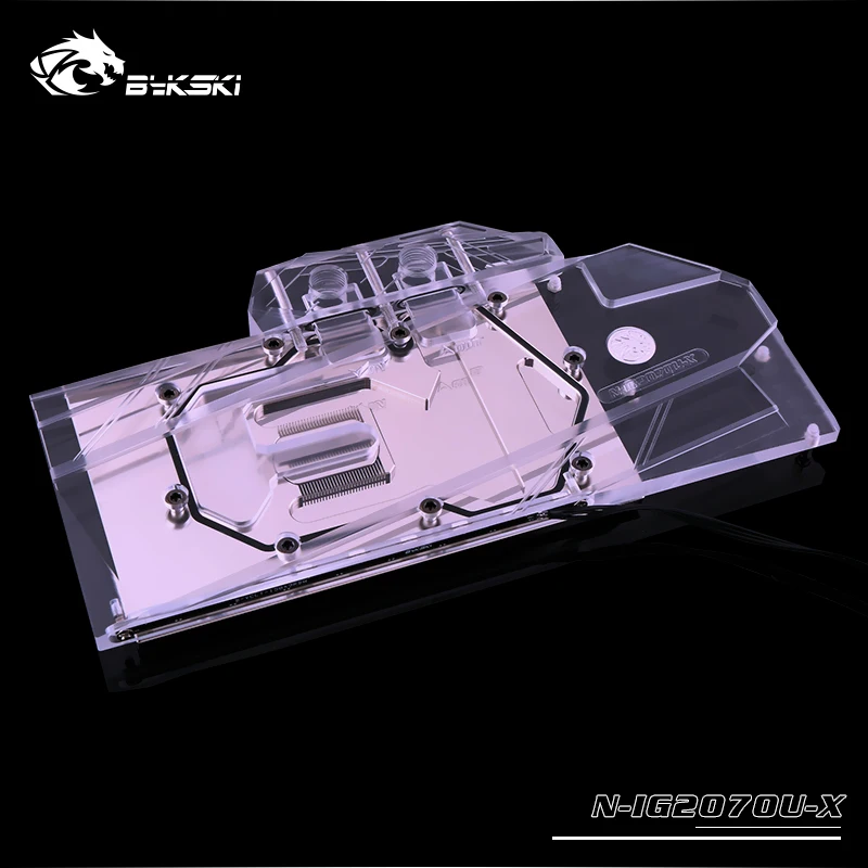 Best Price Bykski gpu cooler for Colorful GeForce RTX 2070 Ultra OC Watercooling block Full Cover graphics card VGA water block N-IG2070U-X