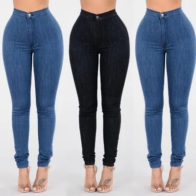 

Spring Winter Plus Size Denim Jeans Women High Waist Bodycon Push Up Skinny Jeans Femme Pantalon Pencil Pants