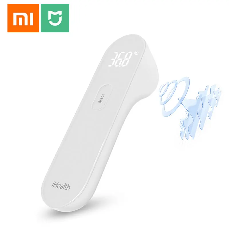 

Original Xiaomi Mijia iHealth Thermometer Non Contact Accurate Digital Infrared Body Fever Temperature Measurement With LED Show
