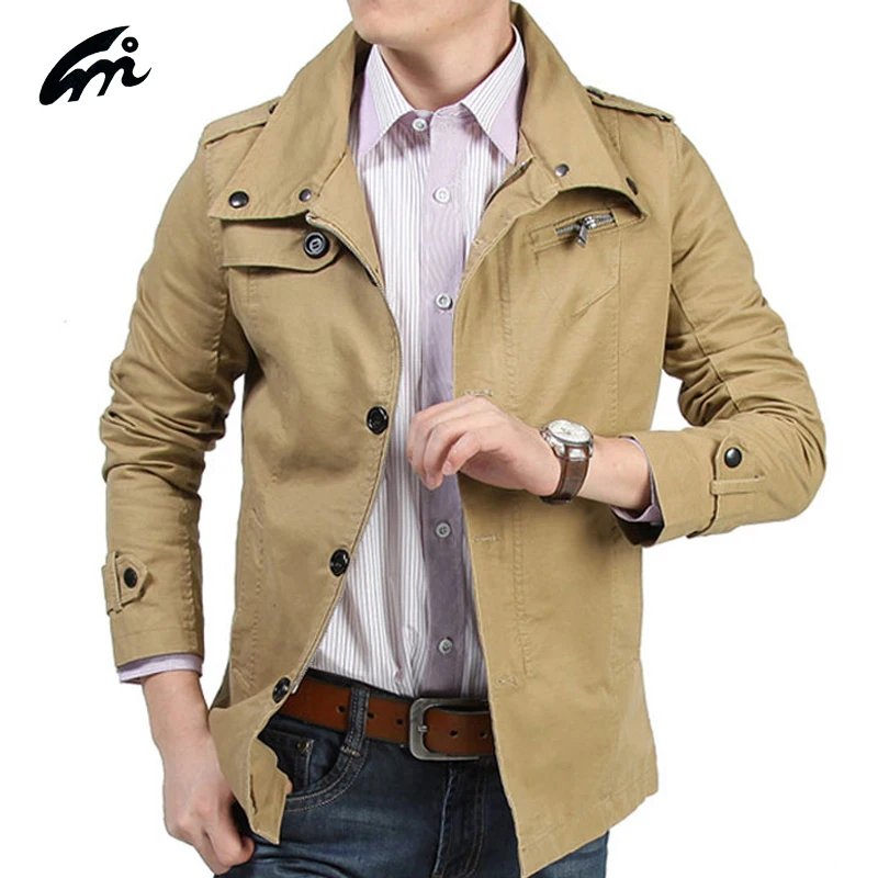 Slim Fit Mens Outwear Jacket Top Design Jacket Coat High Quality