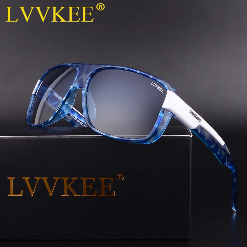 LVVKEE мужские модные роскошные Брендовые очки спортивные поляризованные
