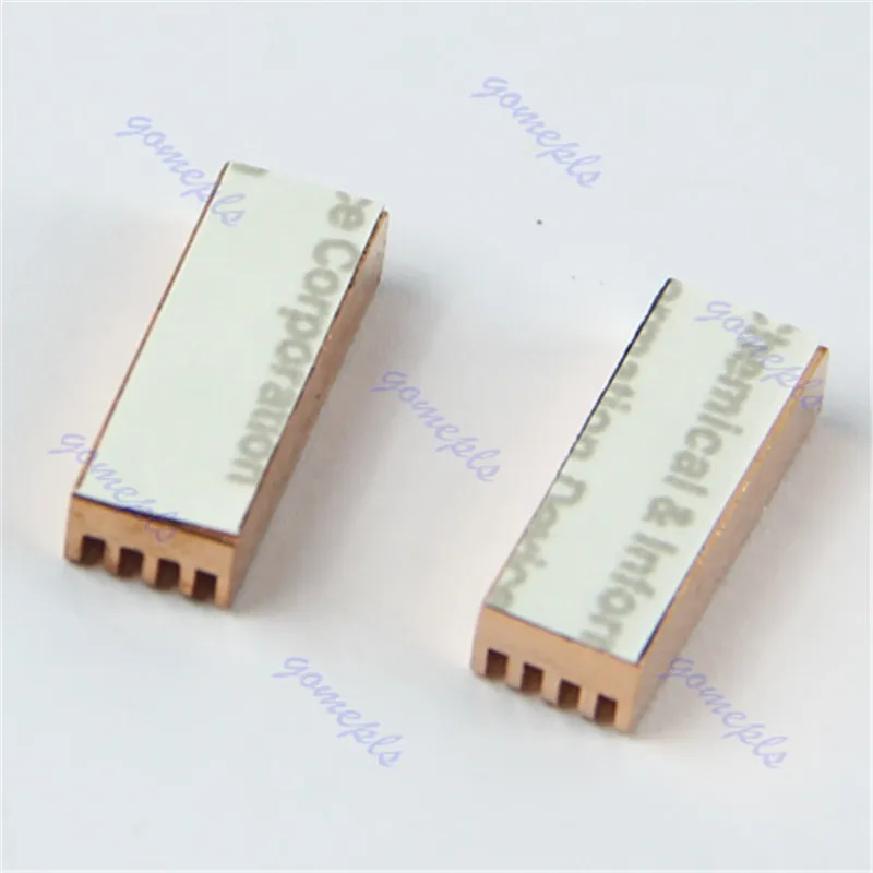 Bgektoth 22x8x5 ملليمتر الذاكرة تبريد رام 8 قطعة/الوحدة المبرد النحاس النقي المبرد الحرارة بالوعة ل pc كمبيوتر ddr ddr2